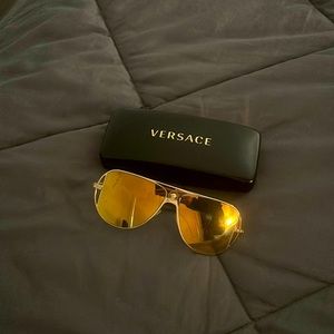 Men’s gold Versace sunglasses - rarely used.